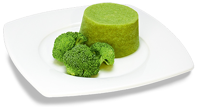 Broccoli-Timbale, passiert