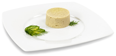 Foto: Passierter Gurken-Salat von Lys da Capo, angerichtet auf einem Teller
